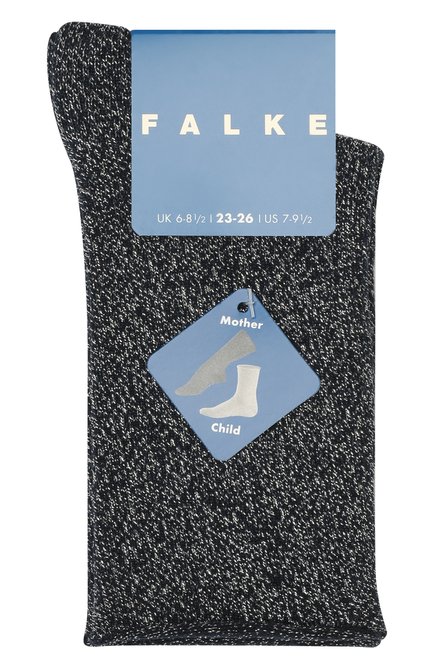 Детские хлопковые носки FALKE синего цвета, арт. 12174 | Фото 1 (Материал: Текстиль, Хлопок; Статус проверки: Проверено, Проверена категория; Кросс-КТ: Носки)