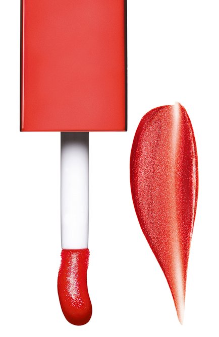Мерцающее масло для губ lip comfort oil shimmer, 07 red hot (7ml) CLARINS бесцветного цвета, арт. 80074350 | Фото 2