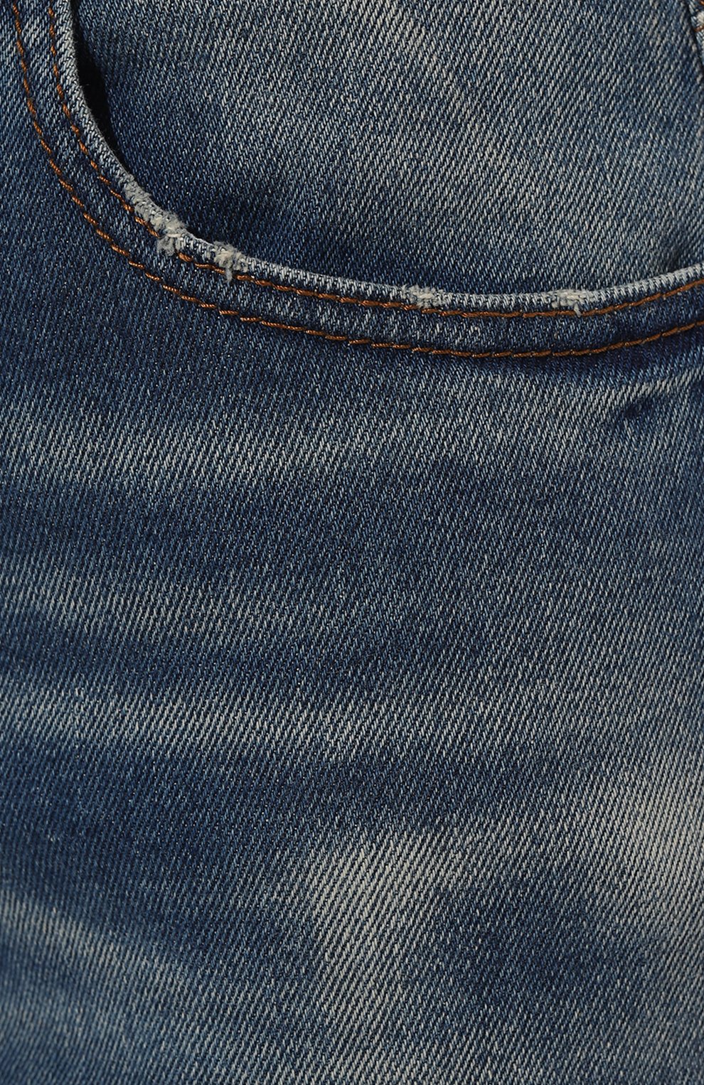 Женские джинсы BALMAIN синего цвета, арт. BF1MG006/DD64 | Фото 5 (Кросс-КТ: Деним; Длина (брюки, джинсы): Стандартные; Стили: Гранж; Материал сплава: Проставлено; Материал внешний: Хлопок, Деним; Силуэт Ж (брюки и джинсы): Слим; Драгоценные камни: Проставлено)