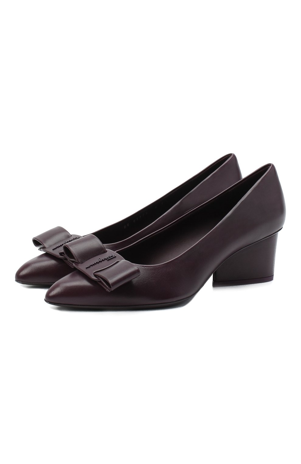 Женские темно-фиолетовые туфли viva pump SALVATORE FERRAGAMO купить в ...