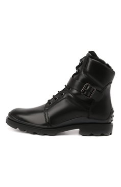 Мужские кожаные ботинки TOD’S черного цвета, арт. XXM04E0EF11T1C | Фото 3 (Материал утеплителя: Натуральный мех; Мужское Кросс-КТ: Ботинки-обувь, Байкеры-обувь, зимние ботинки; Региональные ограничения белый список (Axapta Mercury): RU; Подошва: Плоская; Длина стельки: 29, 29,4, 29,8, 30,7, 25,7, 26,5, 26,9, 27,4, 27,8, 28,2, 28,6)