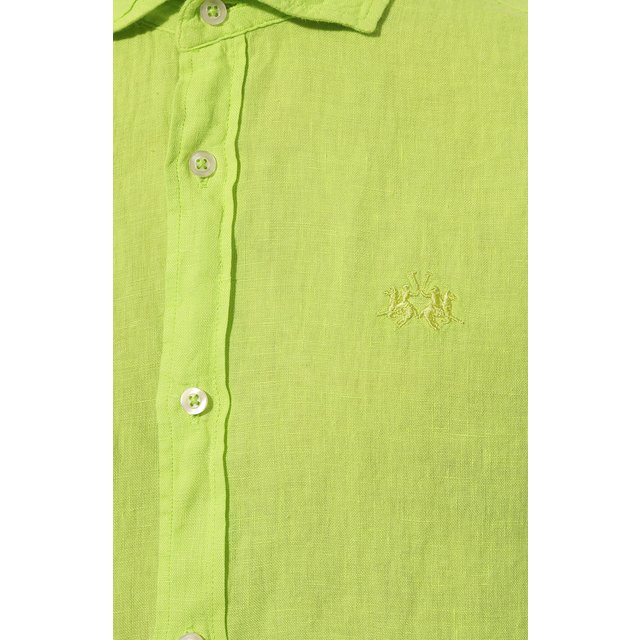 фото Льняная рубашка la martina