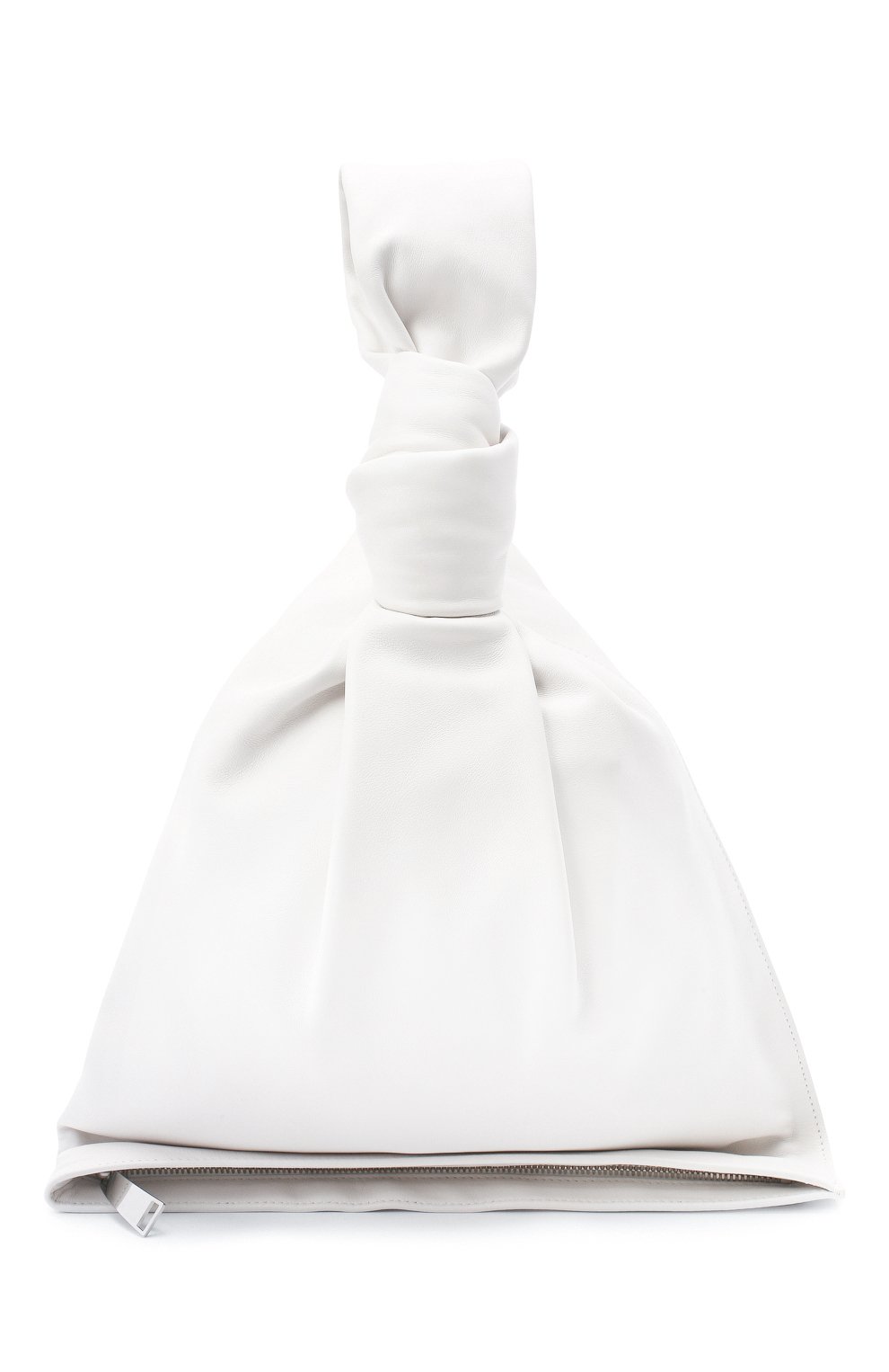 Женская сумка twist BOTTEGA VENETA белого цвета, арт. 607964/VCP40 | Фото 1 (Сумки-технические: Сумки top-handle; Материал: Натуральная кожа; Региональные ограничения белый список (Axapta Mercury): RU; Размер: large)