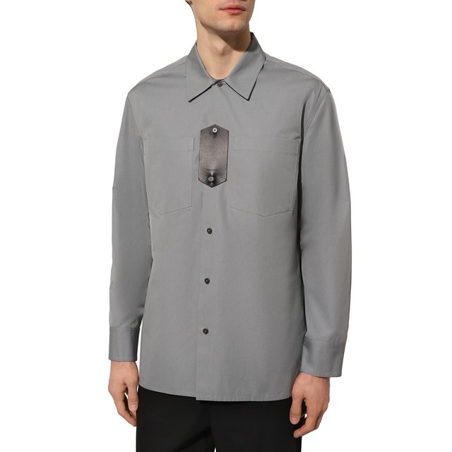 фото Хлопковая рубашка jil sander