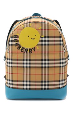 Детская рюкзак BURBERRY разноцветного цвета, арт. 8007005 | Фото 1 (Материал: Текстиль; Статус проверки: Проверена категория)