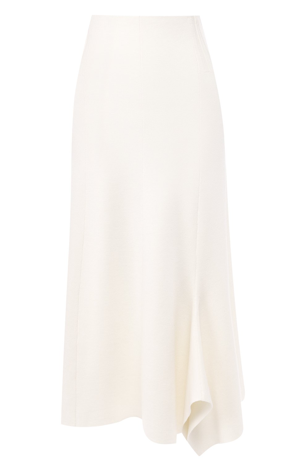 Шерстяная юбка Dorothee Schumacher белого цвета