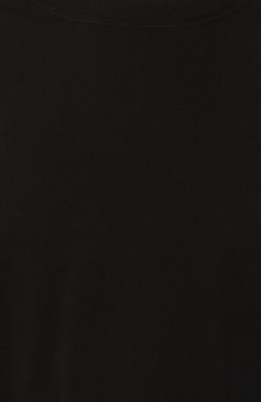 Женская хлопковая футболка ELECTRIC&ROSE черного цвета, арт. LFTP72 | Фото 5 (Принт: Без принта; Рукава: Короткие; Длина (для топов): Стандартные; Материал сплава: Проставлено; Материал внешний: Хлопок; Стили: Спорт-шик; Женское Кросс-КТ: Футболка-одежда; Драгоценные камни: Проставлено)