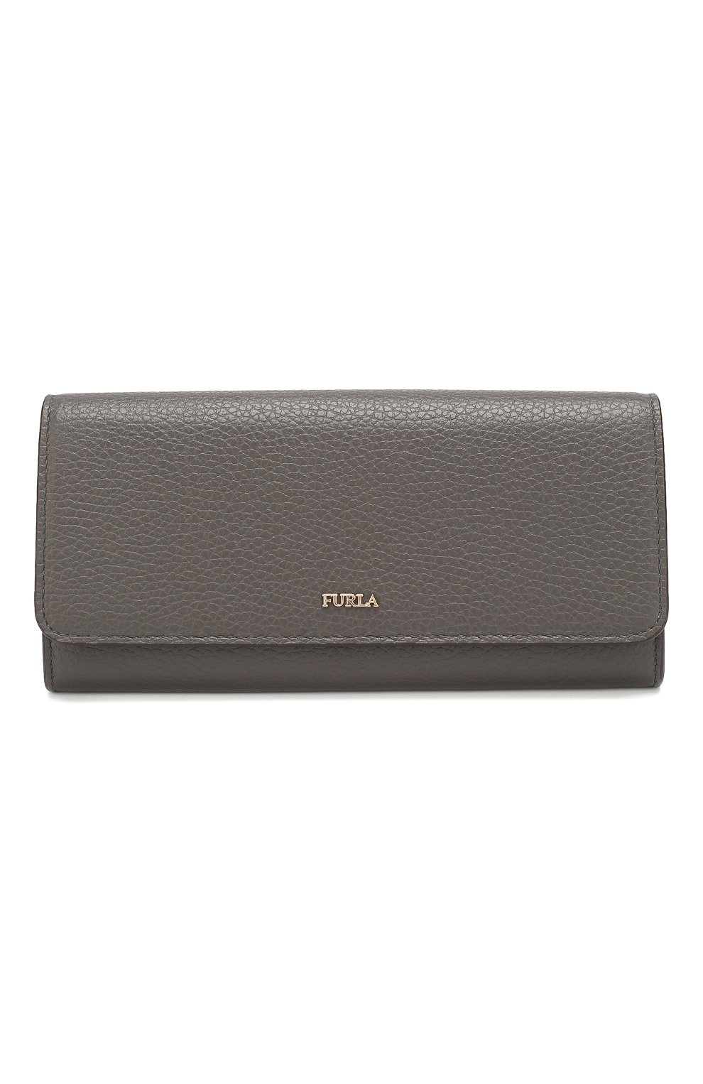 Женские кожаный кошелек babylon FURLA серого цвета, арт. PU02/HSF | Фото 1 (Материал: Натуральная кожа; Статус проверки: Проверено, Проверена категория)