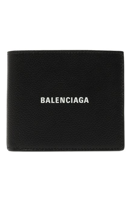 Мужской кожаное портмоне BALENCIAGA черного цвета, арт. 594549/1IZI3 | Фото 1 (Материал: Натуральная кожа)
