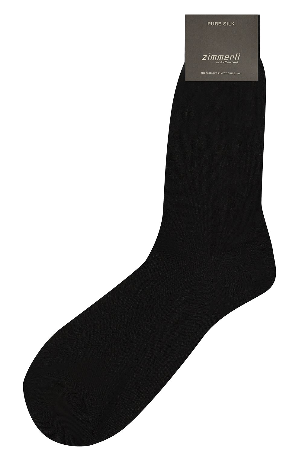 Мужские шелковые носки ZIMMERLI черного цвета, арт. 2561/10-5 | Фото 1 (Материал внешний: Шелк; Кросс-КТ: бельё; Материал сплава: Проставлено; Нос: Не проставлено)