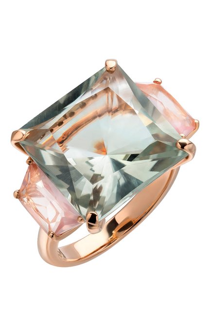 Женские кольцо CASATO бесцветного цвета, арт. MX405PRA/QR | Фото 1 (Материал сплава: Розовое золото; Драгоценные камни: Бриллианты)