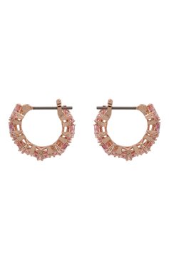 Женские серьги millenia SWAROVSKI розового цвета, арт. 5614930 | Фото 1 (Материал: Стекло, Металл)