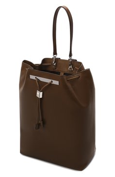 Женский рюкзак THE ROW коричневого цвета, арт. W1000L72 | Фото 5 (Размер: medium; Материал: Натуральная кожа; Стили: Кэжуэл)