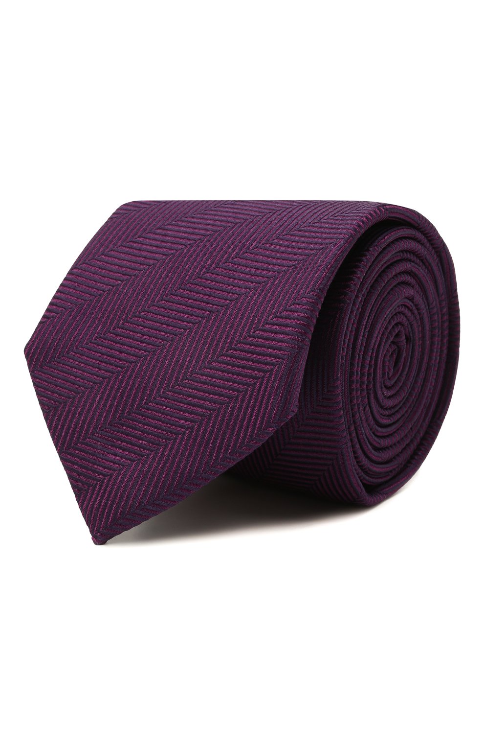 Мужской шелковый галстук BOSS фиолетового цвета, арт. 50461264 | Фото 1 (Принт: С принтом; Материал: Текстиль, Шелк)