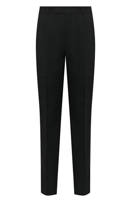 Мужские шерстяные брюки ERMENEGILDO ZEGNA черного цвета по цене 76650 руб., арт. 320F00/75AD12 | Фото 1