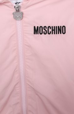 Детского ветровка MOSCHINO светло-розового цвета, арт. MMS01L/L3A39 | Фото 3 (Кросс-КТ НВ: Ветровка)