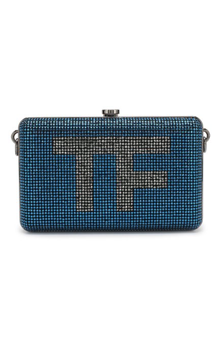 Женский клатч evening box TOM FORD синего цвета по цене 351500 руб., арт. L1128R-G01 | Фото 1