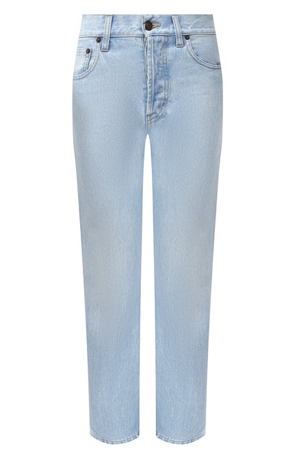 Женские джинсы SAINT LAURENT голубого цвета по цене 66950 руб., арт. 648437/Y35AB | Фото 1