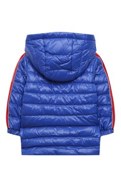 Детского пуховая куртка MONCLER синего цвета, арт. H1-951-1C000-01-68950/9-12M | Фото 2 (Кросс-КТ НВ: Куртки)