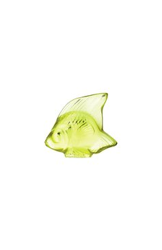 Фигурка fish LALIQUE светло-зеленого цвета, арт. 3003300 | Фото 1 (Интерьер_коллекция: Fish; Ограничения доставки: fragile-2)