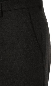 Мужские брюки из шерсти и кашемира ANDREA CAMPAGNA коричневого цвета, арт. SC/1/FA2064 | Фото 5 (Материал внешний: Шерсть; Материал внутренний: Не назначено; Длина (брюки, джинсы): Стандартные; Случай: Повседневный, Формальный; Материал сплава: Проставлено; Стили: Классический; Материал подклада: Синтетический материал; Драгоценные камни: Проставлено)
