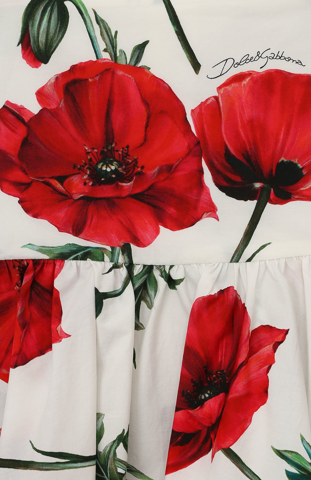 Хлопковый сарафан Dolce & Gabbana  L53DI6/HS501/2-6 Фото 3