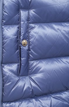 Детская пуховая куртка HERNO голубого цвета, арт. PI0103G/39601/10A-14A | Фото 3 (Девочки-школьная форма: Верхняя одежда; Кросс-КТ: Зима; Девочки Кросс-КТ: Пуховик-верхняя одежда; Рукава: Длинные; Материал внешний: Синтетический материал; Региональные ограничения белый список (Axapta Mercury): RU; Материал сплава: Проставлено; Нос: Не проставлено; Материал подклада: Синтетический материал; Драгоценные камни: Проставлено; Материал утеплителя: Пух и перо; Ростовка одежда: 10 - 11 лет | 140 - 146см, 12 лет | 152 см, 13 - 15 лет | 158 см)
