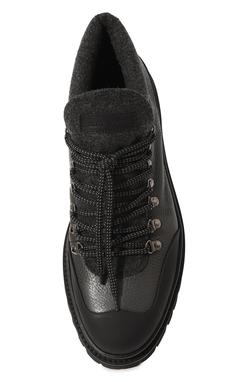 Мужские кожаные ботинки BARRETT черного цвета, арт. ASPEN-10969.8/GUMMY | Фото 6 (Материал внешний: Кожа; Мужское Кросс-КТ: Хайкеры-обувь, Ботинки-обувь; Материал утеплителя: Без утеплителя; Материал внутренний: Текстиль; Подошва: Массивная; толщина подошвы: 3,7; ширина носка стельки: 10; высота каблука: 4,5)