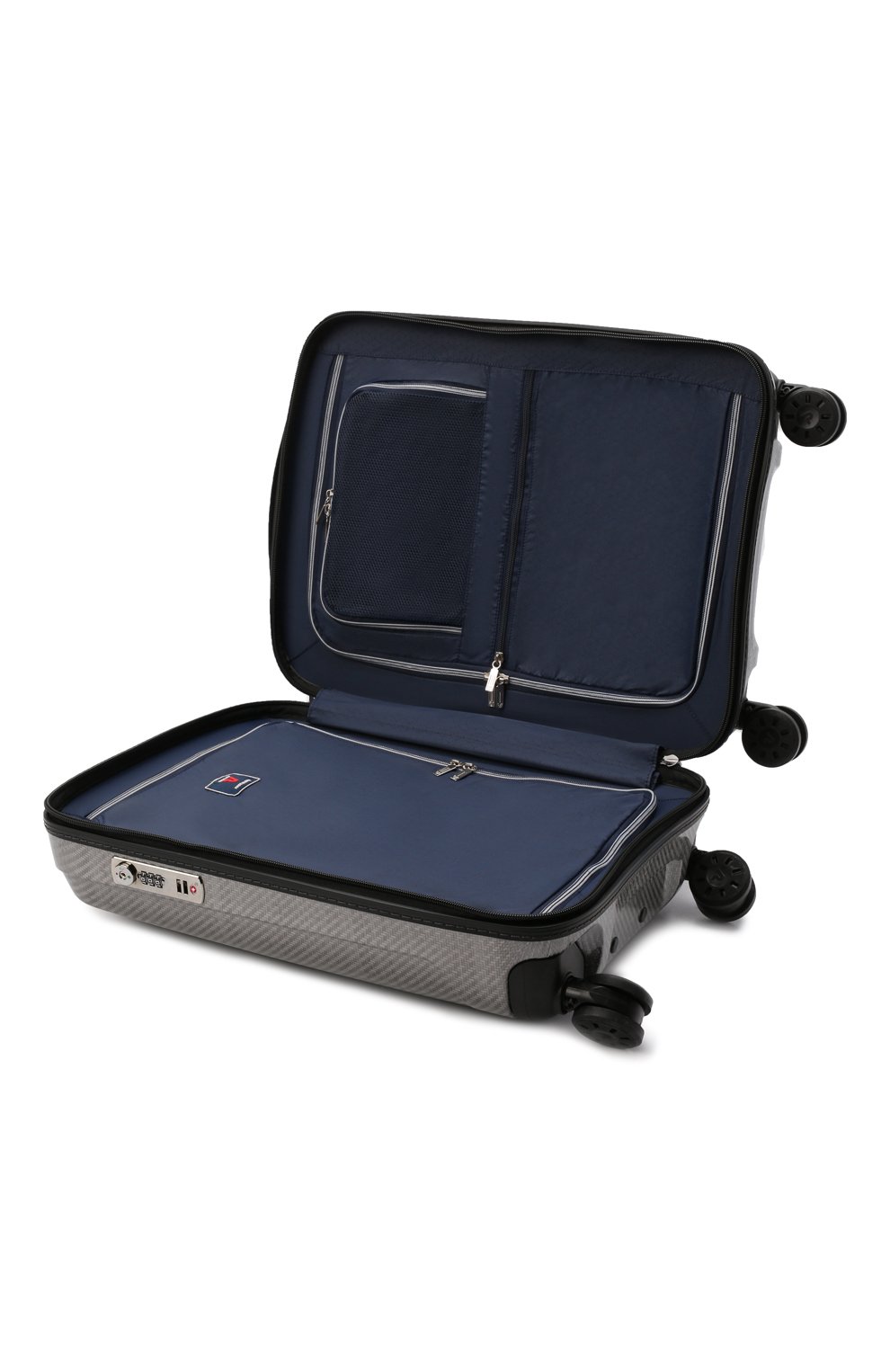 Женский дорожный чемодан we are glam RONCATO серого цвета, арт. 59530162 | Фото 3 (Материал: Пластик; Размер: large; Ограничения доставки: oversized)