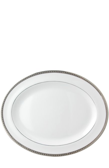 Блюдо овальное athena platine BERNARDAUD бесцветного цвета, арт. 0448/107 | Фото 1 (Статус проверки: Проверена категория; Ограничения доставки: fragile-2)