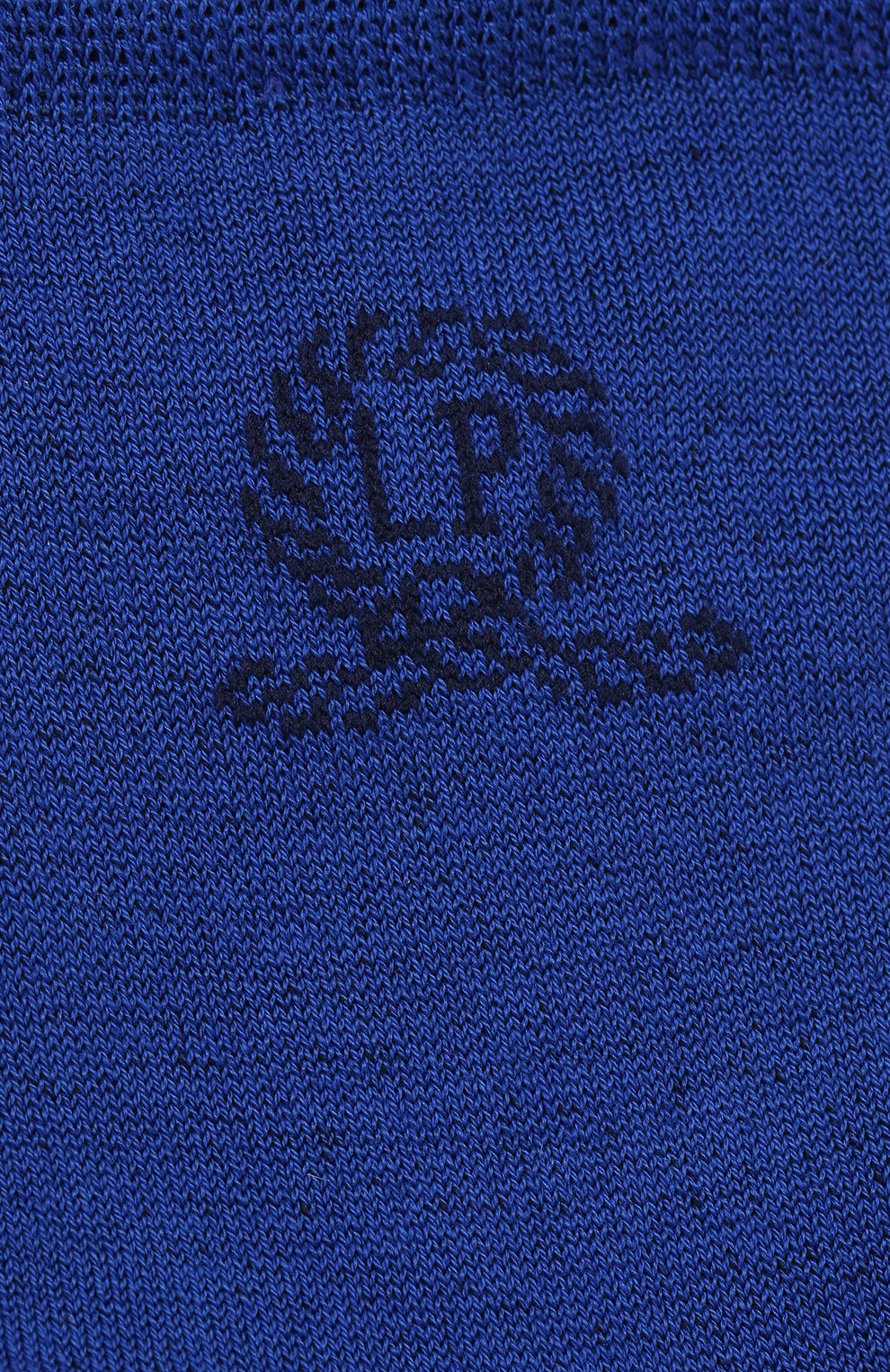 Детские носки с логотипом бренда LA PERLA синего цвета, арт. 42035H/9-12 | Фото 2 (Материал: Текстиль, Хлопок; Материал сплава: Проставлено, Проверено; Кросс-КТ: Носки; Нос: Не проставлено; Статус проверки: Проверено, Проверена категория)