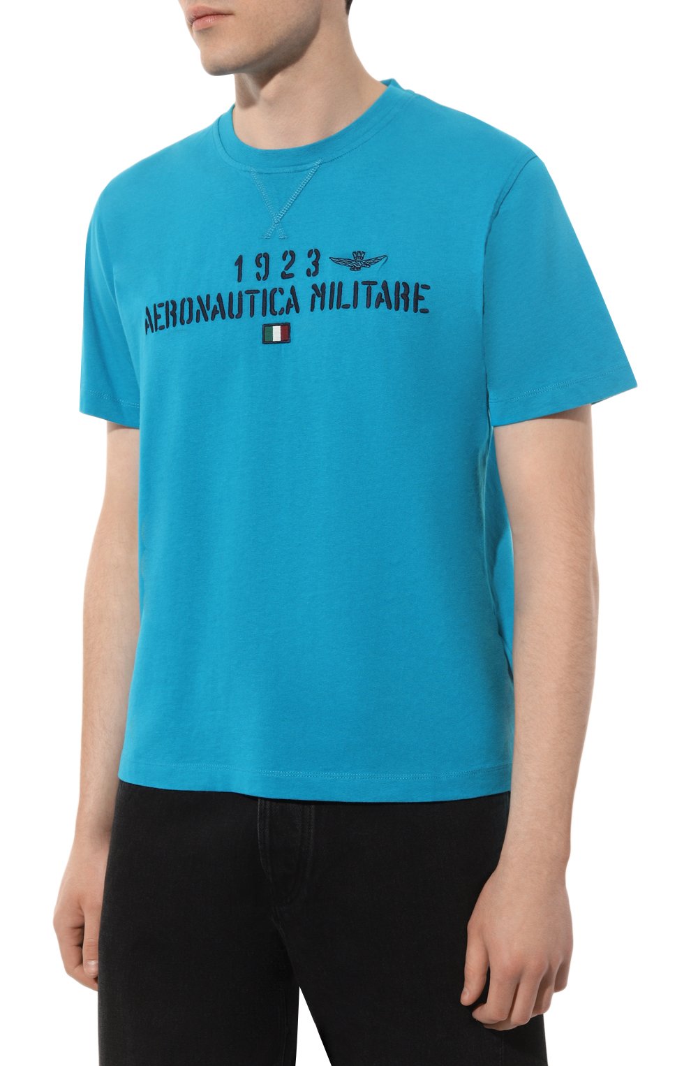 Хлопковая футболка Aeronautica Militare  231/TS2099J584 Фото 3