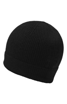 Мужская кашемировая шапка RICK OWENS черного цвета, арт. RU02C7495/RIBWS | Фото 2 (Материал: Текстиль, Кашемир, Шерсть; Кросс-КТ: Трикотаж; Материал сплава: Проставлено; Нос: Не проставлено)