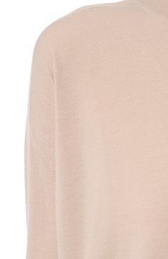 Женский шерстяной пуловер COLOMBO бежевого цвета, арт. MA04069/2-80APL | Фото 5 (Материал внешний: Шерсть; Женское Кросс-КТ: Пуловер-одежда; Стили: Кэжуэл)