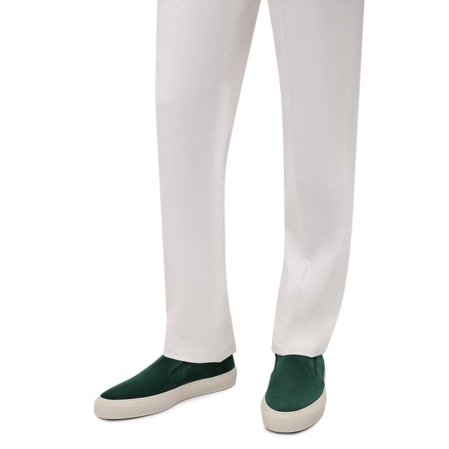 фото Замшевые слипоны giorgio armani