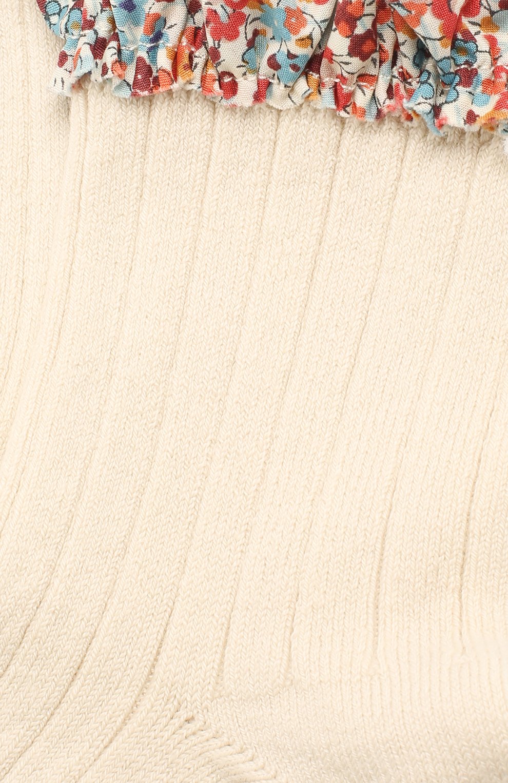 Детские хлопковые носки COLLEGIEN белого цвета, арт. 3458/18-35 | Фото 2 (Материал: Текстиль, Хлопок; Кросс-КТ: Носки)