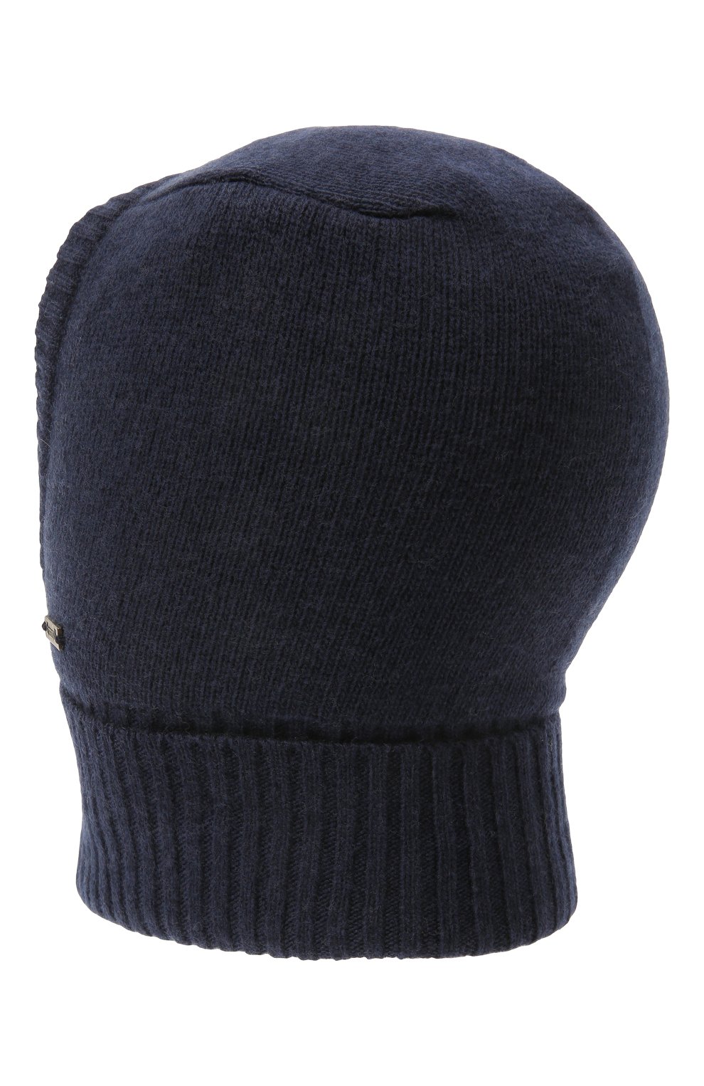 Детского шерстяная шапка-балаклава IL TRENINO темно-синего цвета, арт. CL 4101/VB | Фото 2 (Материал: Текстиль, Кашемир, Шерсть)