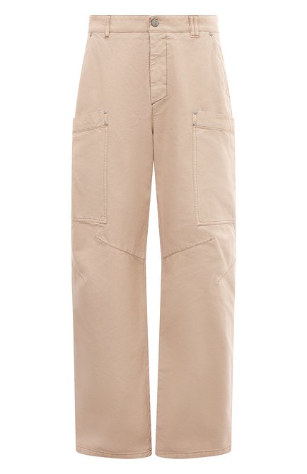 Мужские хлопковые брюки PALM ANGELS бежевого цвета по цене 103500 руб., арт. PMCF025F23FAB0016110 | Фото 1