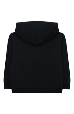 Детский хлопковая толстовка DOLCE & GABBANA темно-синего цвета, �арт. L4JWDW/G7DW1/2-6 | Фото 2 (Рукава: Длинные; Мальчики Кросс-КТ: Толстовка-одежда; Региональные ограничения белый список (Axapta Mercury): Не проставлено; Материал сплава: Проставлено; Нос: Не проставлено; Материал внешний: Хлопок; Драгоценные камни: Проставлено)