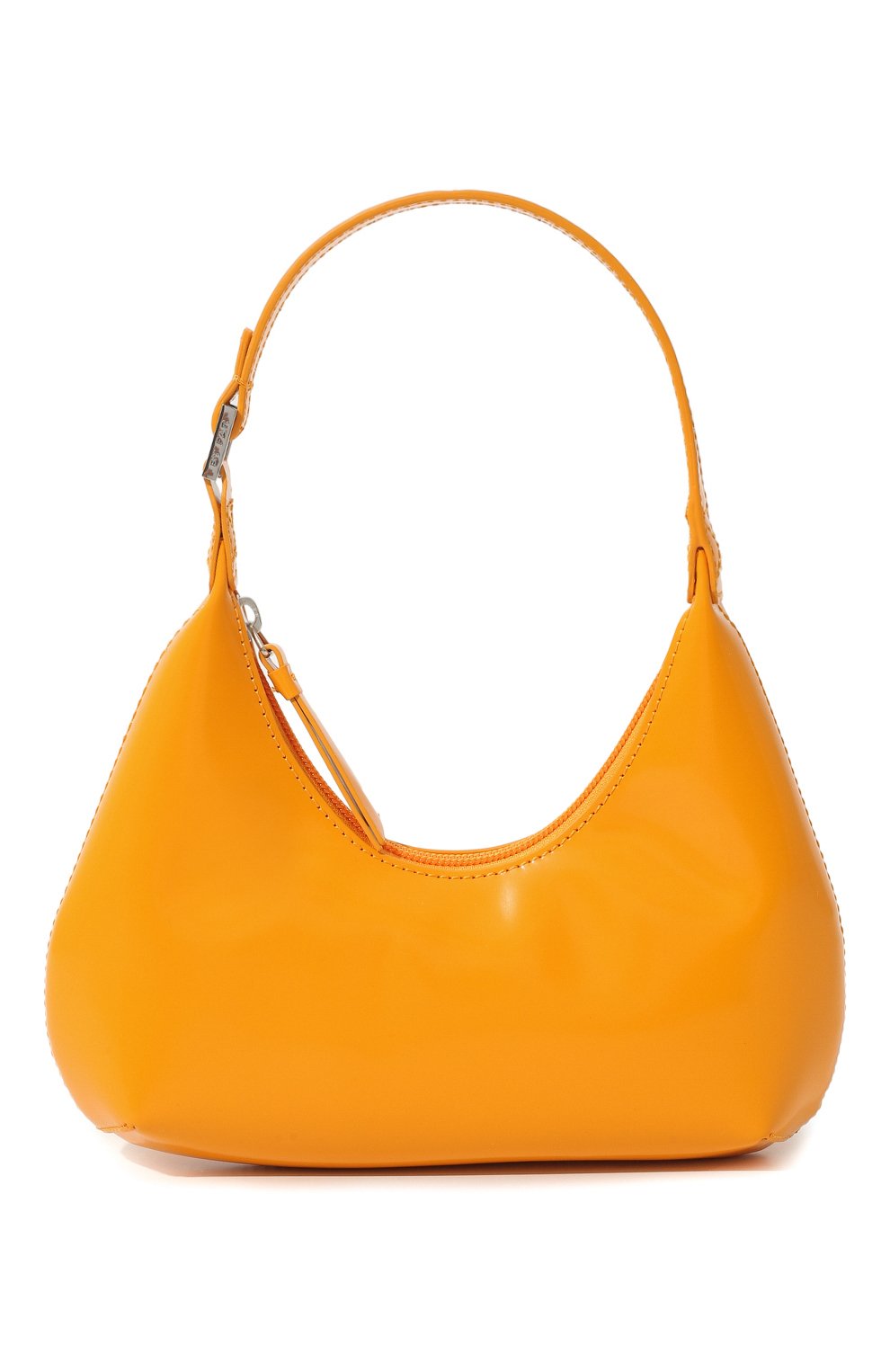 Женская сумка amber BY FAR оранжевого цвета, арт. 22CRBASSNFWSMA | Фото 1 (Сумки-технические: Сумки top-handle; Материал: Натуральная кожа; Размер: small)