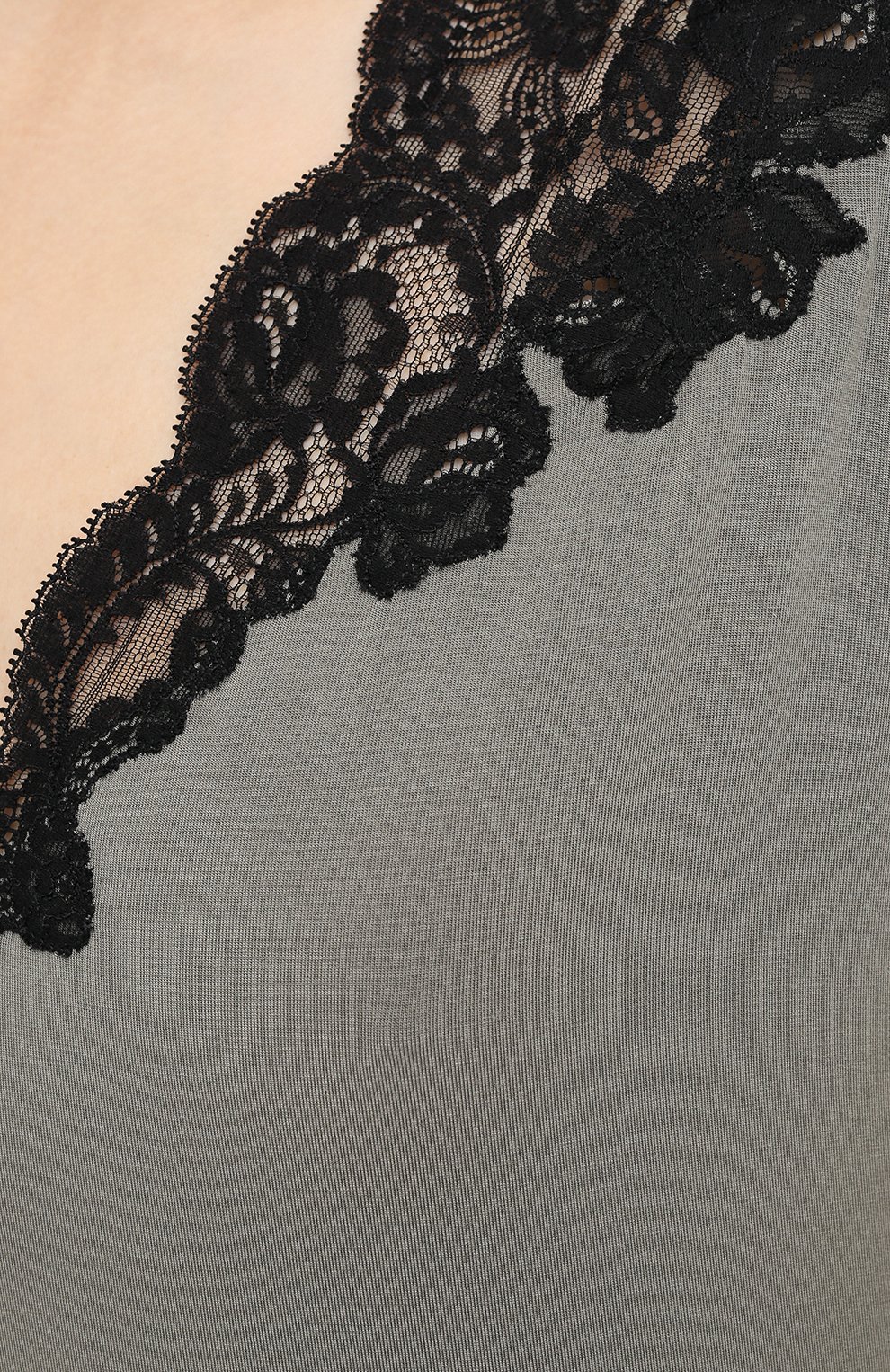 Женская сорочка GIANANTONIO PALADINI хаки цвета, арт. W01TC03/M | Фото 5 (Материал внешний: Синтетический материал)