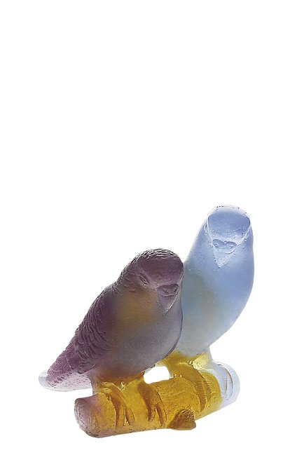 Скульптура budgerians DAUM разноцветного цвета, арт. 02681-1 | Фото 1 (Статус проверки: Проверена категория; Интерьер_коллекция: Birds; Ограничения доставки: fragile-2)