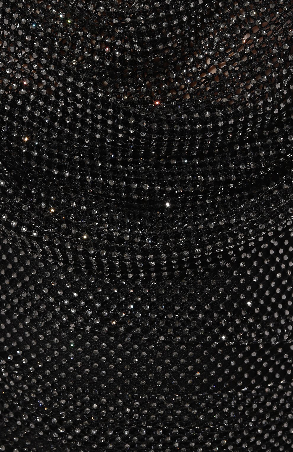 Женское платье с отделкой стразами GIUSEPPE DI MORABITO черного цвета, арт. PF23313DR-231 | Фото 5 (Случай: Коктейльный; Рукава: Длинные; Длина Ж (юбки, платья, шорты): Мини; Материал внешний: Синтетический материал; Материал сплава: Проставлено; Материал подклада: Синтетический материал; Драгоценные камни: Проставлено; Стили: Романтичный; Женское Кросс-КТ: Платье-одежда)