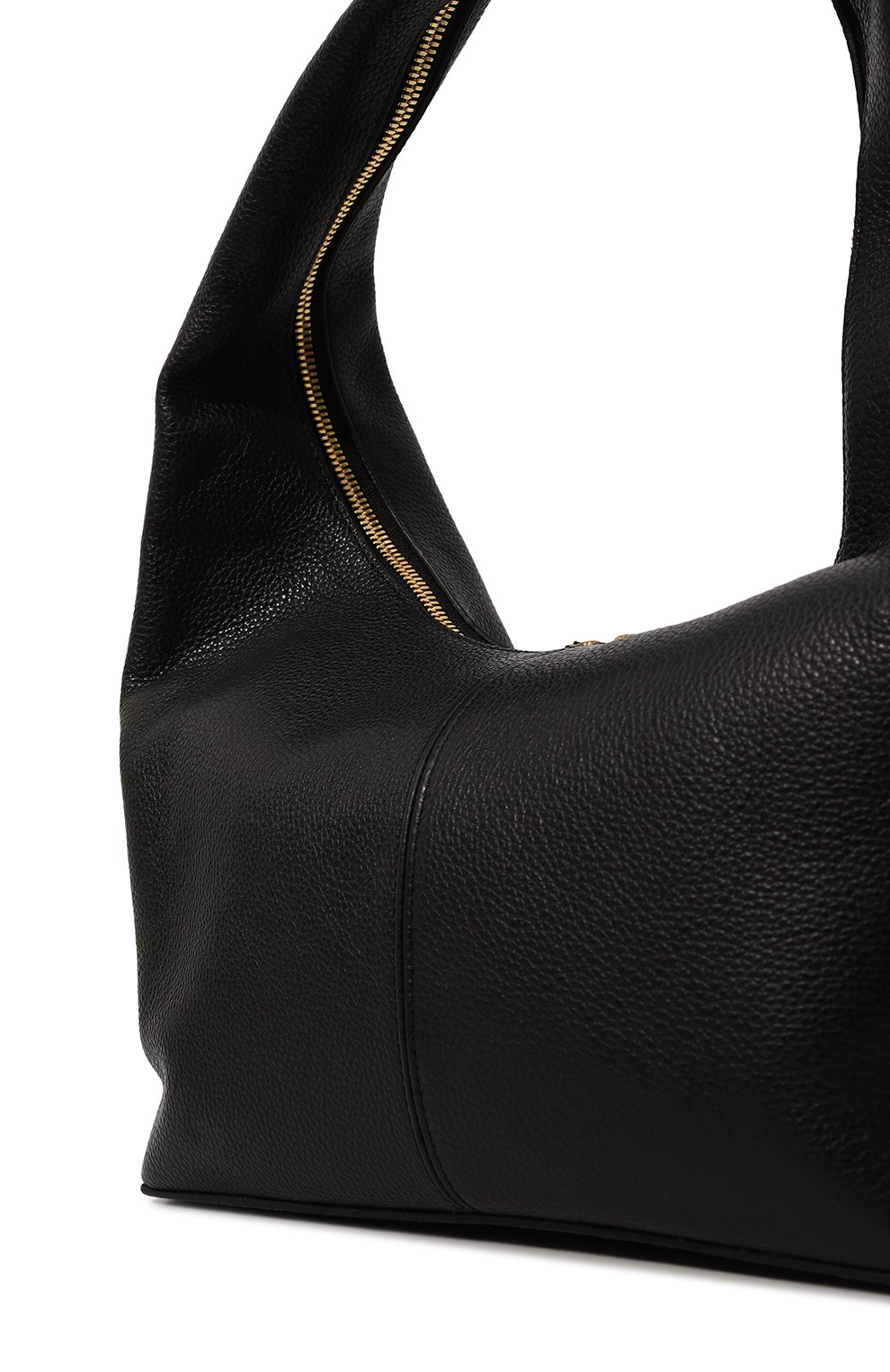 Женская сумка panier medium FRENZLAUER черного цвета, арт. S42 | Фото 3 (Сумки-технические: Сумки top-handle; Размер: medium; Материал: Натуральная кожа; Материал сплава: Проставлено; Драгоценные камни: Проставлено)