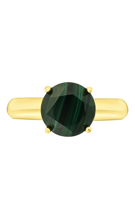 Женское кольцо cartoon с малахитом MOONKA зеленого цвета по цене 25600 руб., арт. cr-r-mal | Фото 1