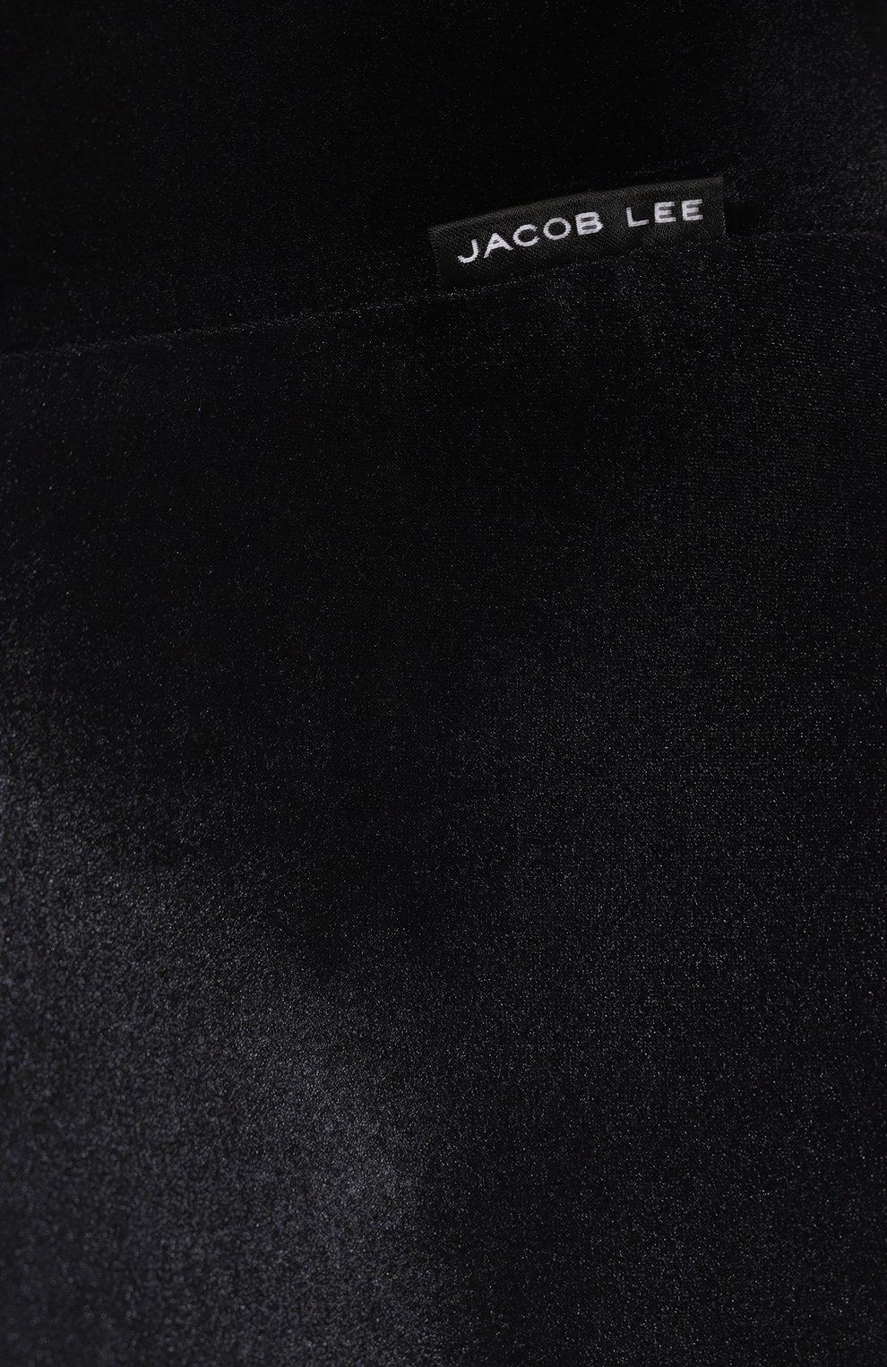 Женские легинсы JACOB LEE черного цвета, арт. WVL02824B | Фото 5 (Длина (брюки, джинсы): Удлиненные; Женское Кросс-КТ: Леггинсы-одежда; Материал внешний: Синтетический материал; Материал сплава: Проставлено; Драгоценные камни: Проставлено; Стили: Романт ичный)