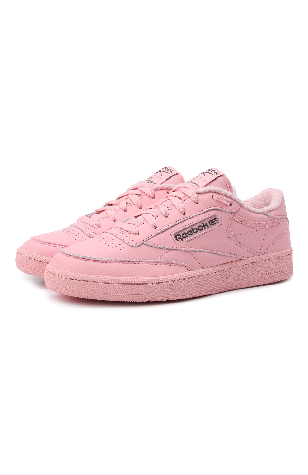 Reebok monochrome кроссовки женские розовые