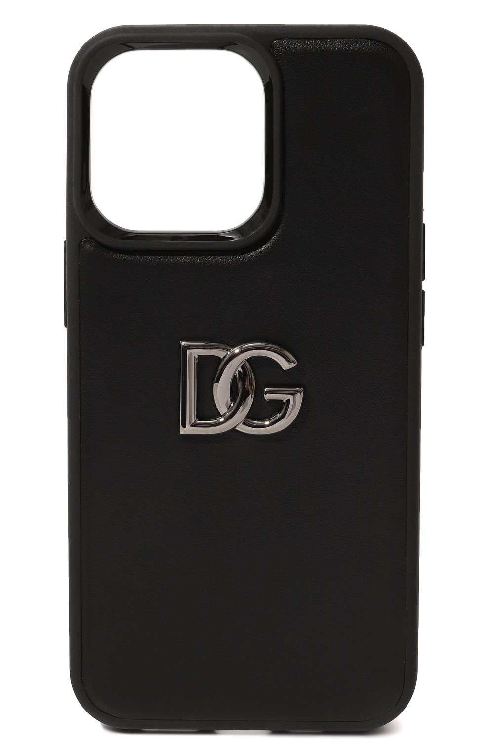 Кожаный чехол для iphone 13 pro DOLCE & GABBANA черного цвета, арт. BP3135/AW576 | Фото 1 (Региональные ограничения белый список (Axapta Mercury): Не проставлено; Нос: Не проставлено)