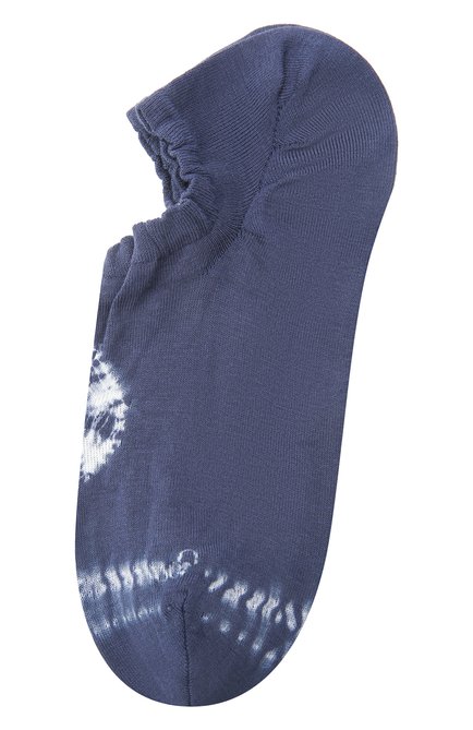 Женские хлопковые носки ANTIPAST синего цвета, арт. AS-201S | Фото 1 (Материал внешний: Синтетический материал, Хлопок)