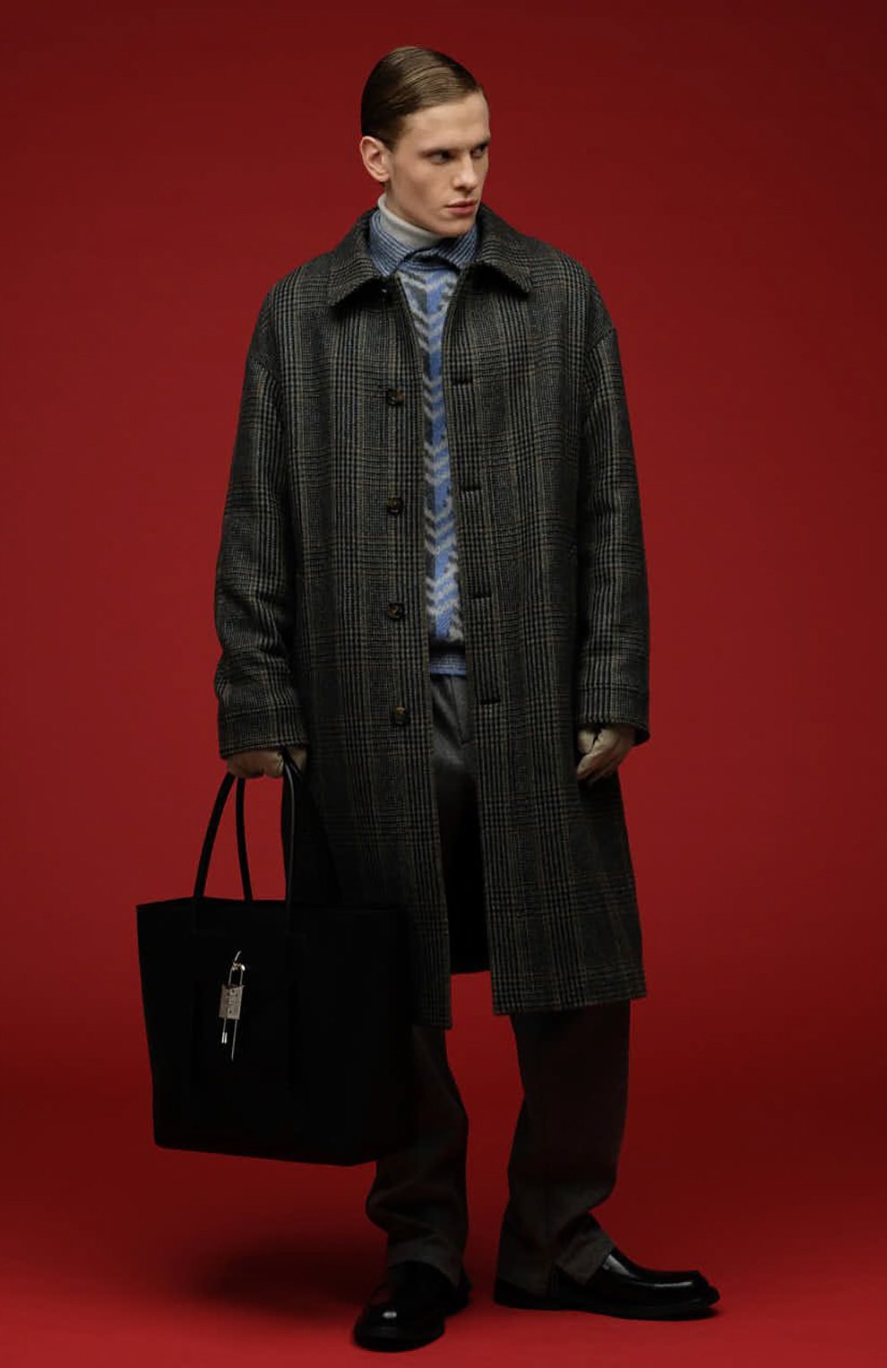 Мужские шерстяные брюки  OFF-WHITE серого цвета, арт. 0MCJ009F21FAB001 | Фото 6 (Мужское Кросс-КТ: Брюки-трикотаж; Материал внешний: Шерсть; Длина (брюки, джинсы): Стандартные; Случай: Повседневный; Стили: Спорт-шик; Shop in Shop M: Брюки)